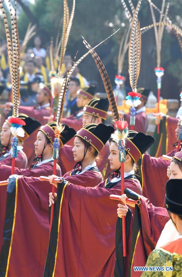 La Chine célèbre le 2.569e anniversaire de Confucius