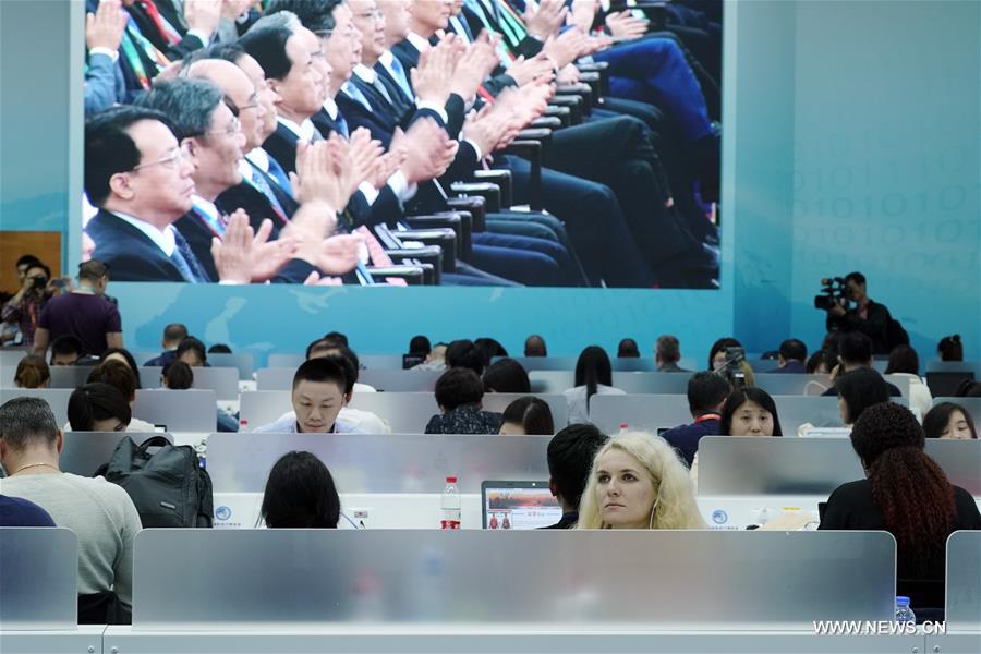 CIIE : journalistes au p?le média