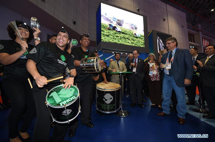 Les pavillons des pays à l’Exposition internationale des importations de Chine