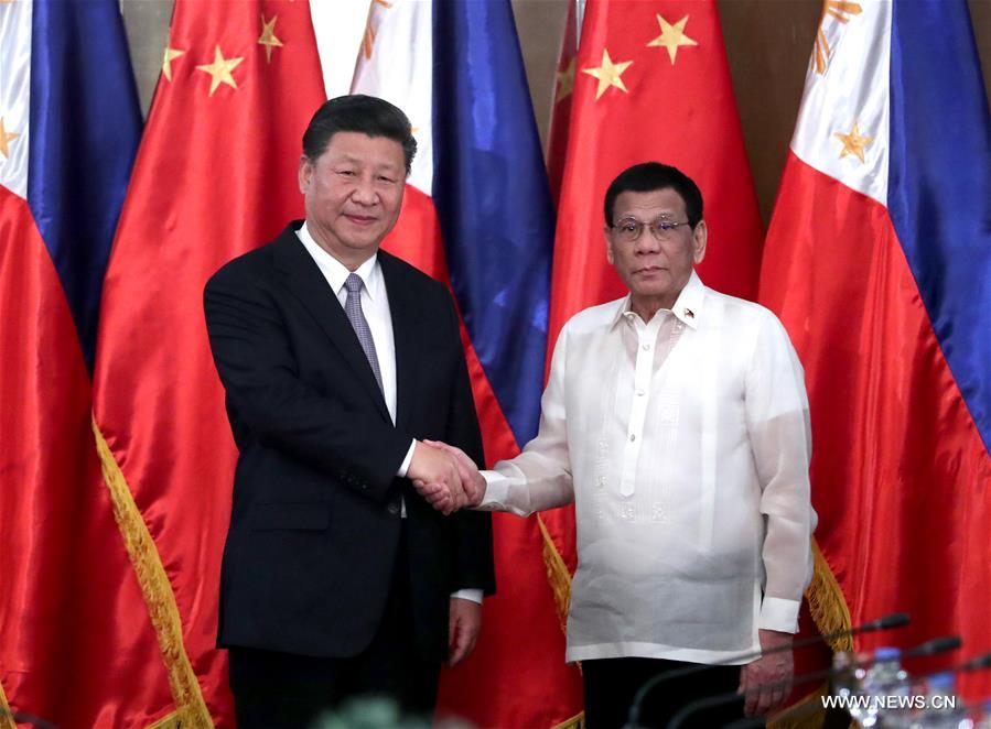 La Chine et les Philippines conviennent de renforcer leurs relations et de faire progresser ensemble la construction de