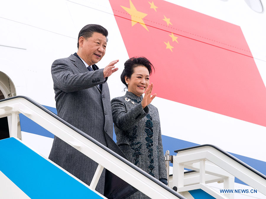 Le président chinois arrive au Portugal pour une visite d'Etat