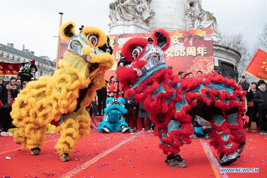 Célébrations du Nouvel An lunaire chinois à Paris