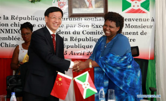 La Chine et le Burundi conviennent de renforcer leurs relations bilatérales