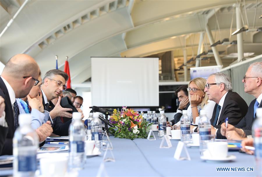 Jean-Claude Juncker entame sa première visite officielle en Croatie