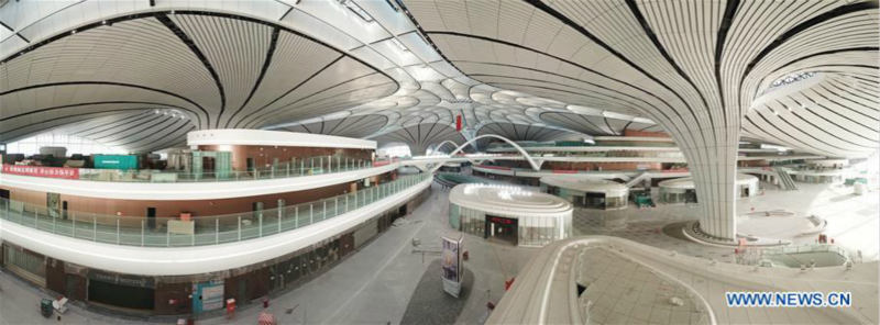 Beijing : fin de la construction du nouvel aéroport international de Daxing