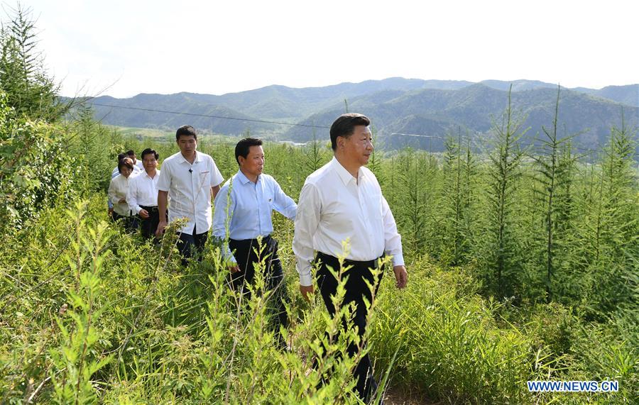 Le président chinois en tournée d'inspection en Mongolie intérieure