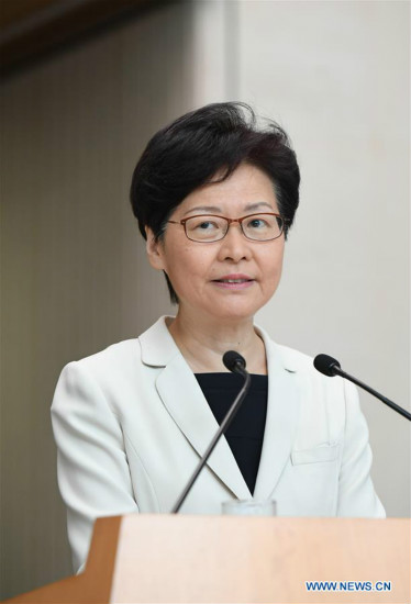 Chine : conférence de presse de la chef de l'exécutif de Hong Kong