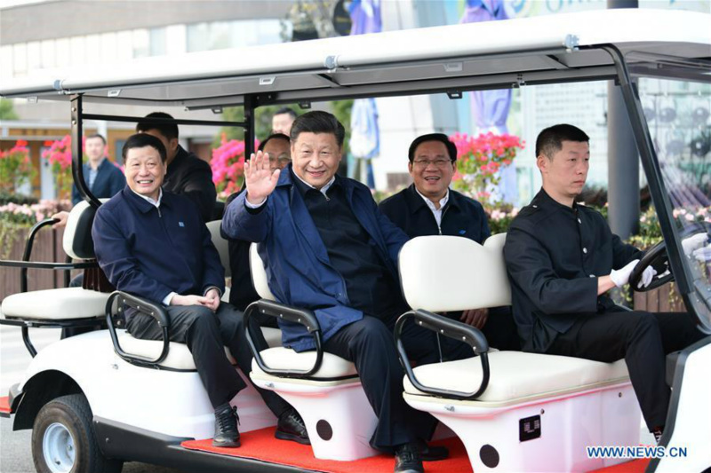 Tournée d'inspection de Xi Jinping à Shanghai