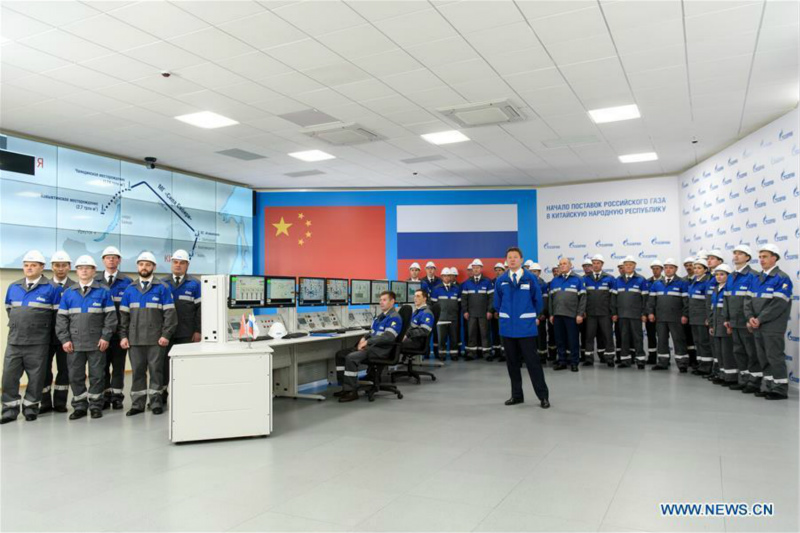 Mise en service de l'itinéraire oriental du gazoduc Chine-Russie