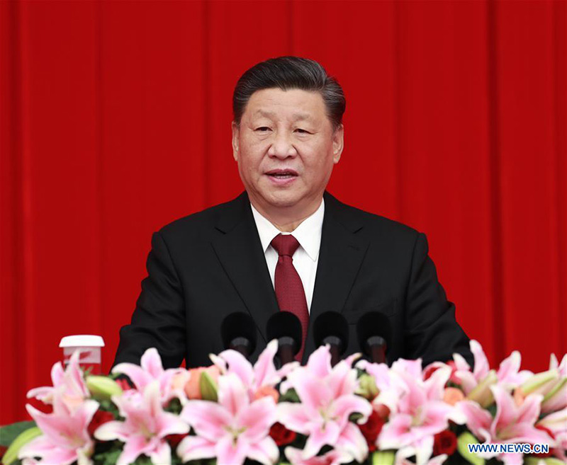 Xi Jinping prend la parole lors d'un rassemblement du Nouvel An du Comité national de la CCPPC