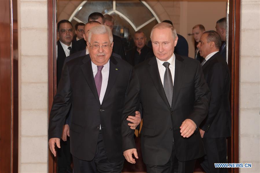 Les présidents palestinien et russe se rencontrent pour discuter de la situation israélo-palestinienne