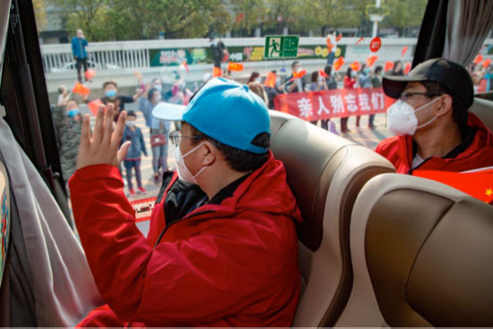 En photo : des histoires dans la lutte contre le COVID-19