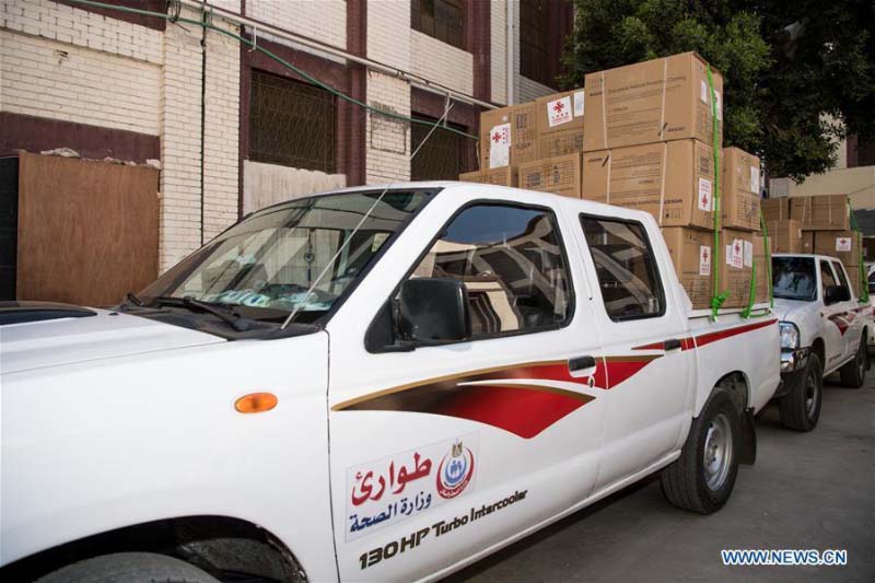 L'Egypte re?oit un deuxième lot d'aide médicale anti-coronavirus du gouvernement chinois