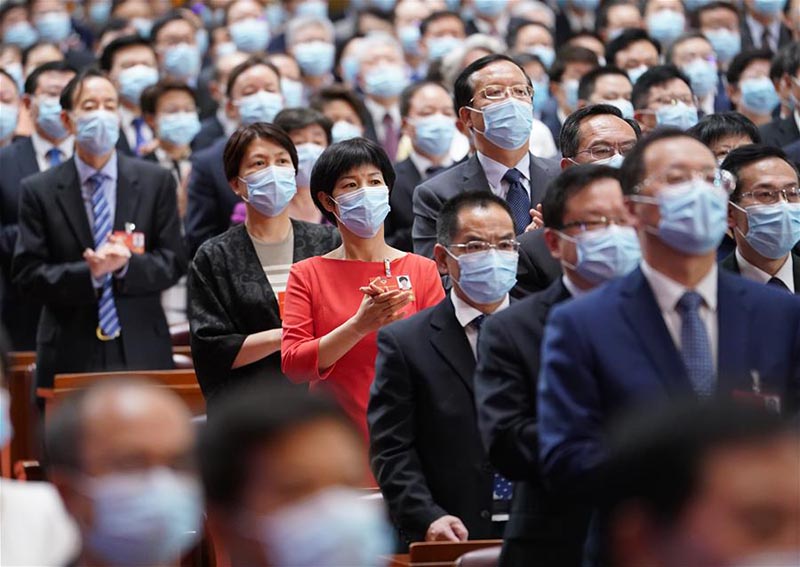 Réunion de cl?ture de la session annuelle de l'organe consultatif politique suprême de la Chine