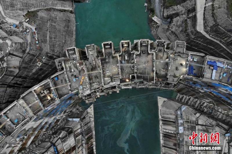 La deuxième plus grande centrale hydroélectrique du monde en cours de construction dans le sud-ouest de la Chine