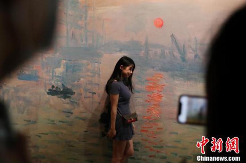  La célèbre peinture  ? Impression-Soleil Levant ? présentée en Chine pour la première fois
