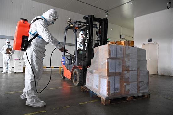 La Chine annonce des règles de désinfection plus strictes pour les aliments importés froids