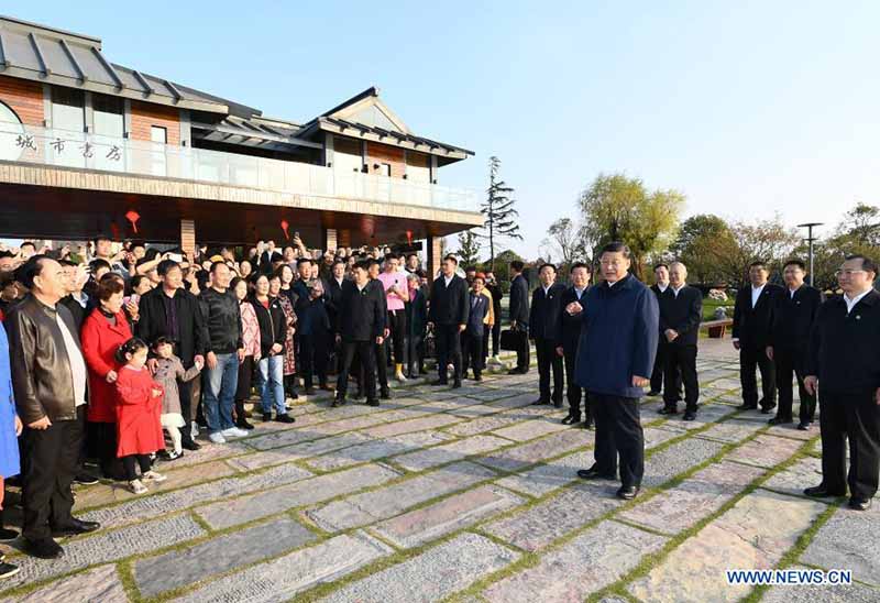 Xi Jinping inspecte la ville orientale de Yangzhou