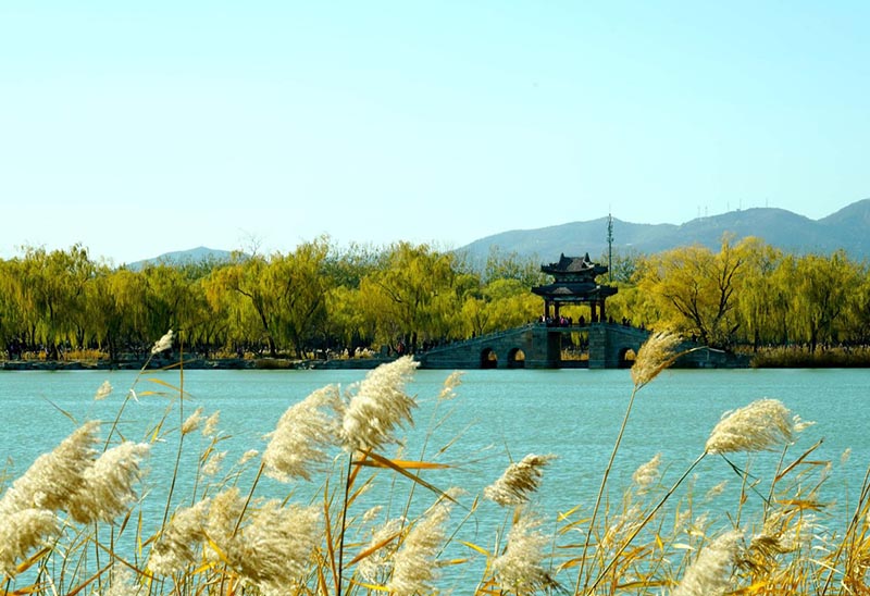 Les paysages d'hiver du Palais d'été de Beijing