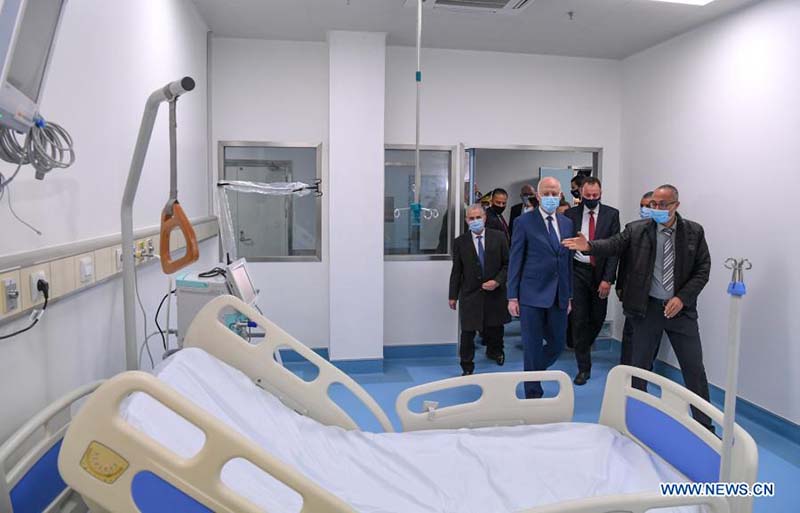 Le président tunisien inaugure le nouveau centre hospitalier anti-coronavirus financé par un don chinois