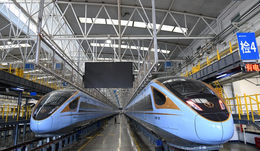 Mise en service de nouveaux trains à grande vitesse Fuxing