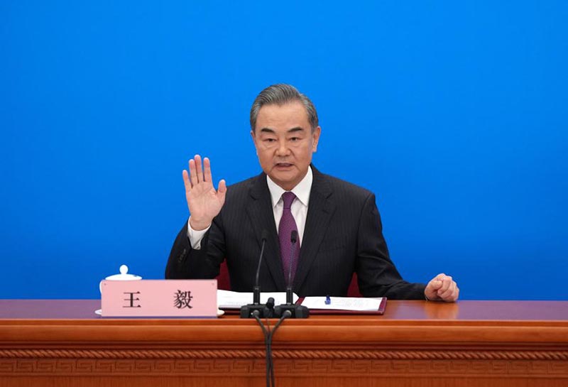 Le ministre chinois des AE rencontre la presse pour aborder la politique étrangère et les relations extérieures