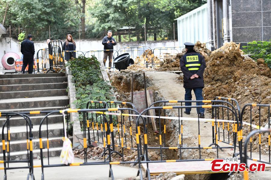 Une tombe ancienne découverte à l'Université normale du Sichuan