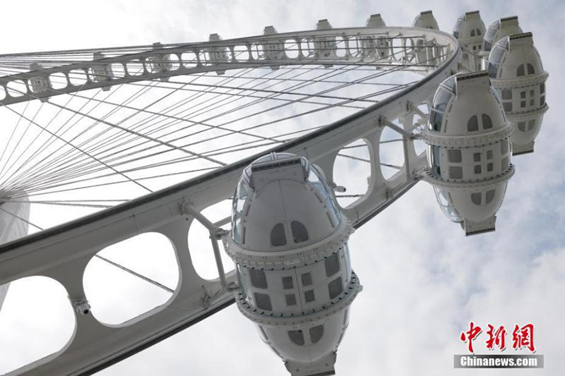 La grande roue ? Lumière de la Région de la Grande Baie ? ouverte au public à Shenzhen