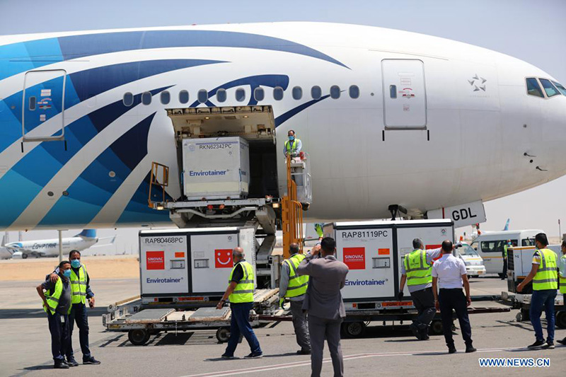 (COVID-19) L'Egypte re?oit les éléments nécessaires à la fabrication du vaccin chinois CoronaVac