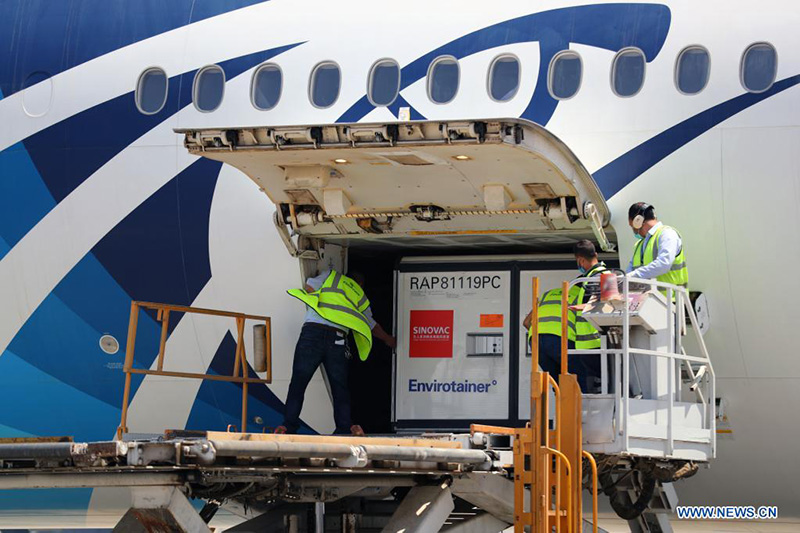 (COVID-19) L'Egypte re?oit les éléments nécessaires à la fabrication du vaccin chinois CoronaVac