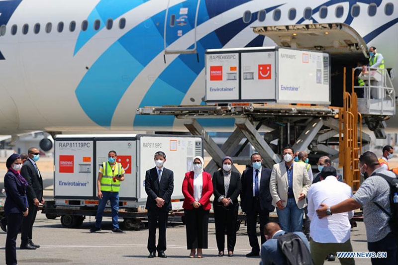 (COVID-19) L'Egypte re?oit les éléments nécessaires à la fabrication du vaccin chinois CoronaVac