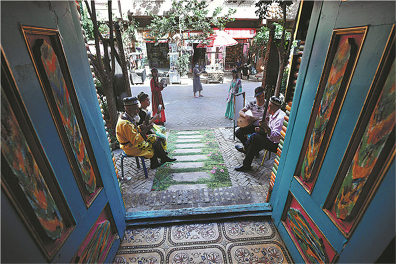 Le sud du Xinjiang, un endroit attirant en été