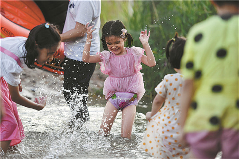 Le sud du Xinjiang, un endroit attirant en été