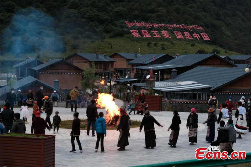 Les magnifiques paysages de fin d'été au Tibet