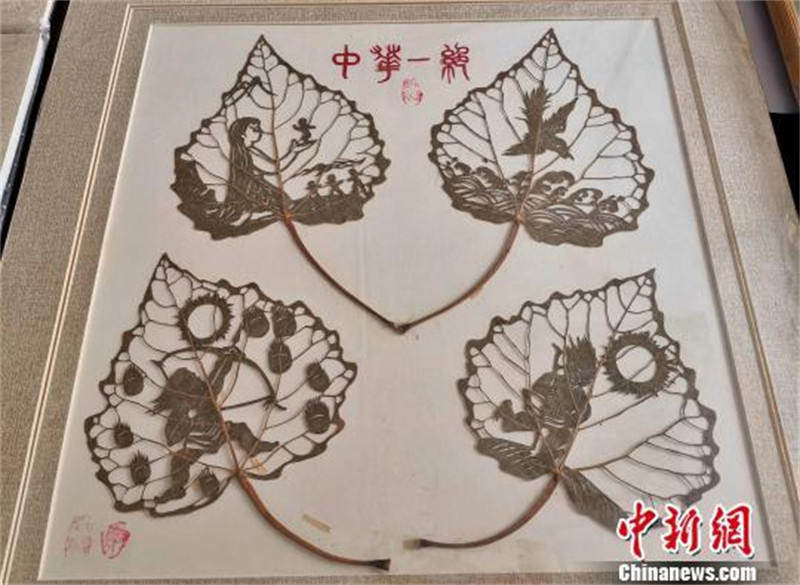 Comment des feuilles mortes deviennent des sculptures artistiques