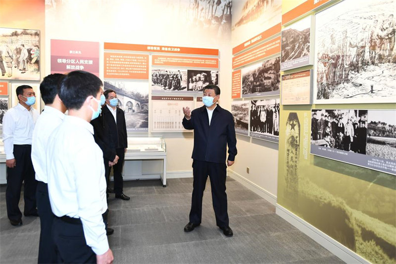 Xi Jinping inspecte le district de Suide dans le nord-ouest de la Chine