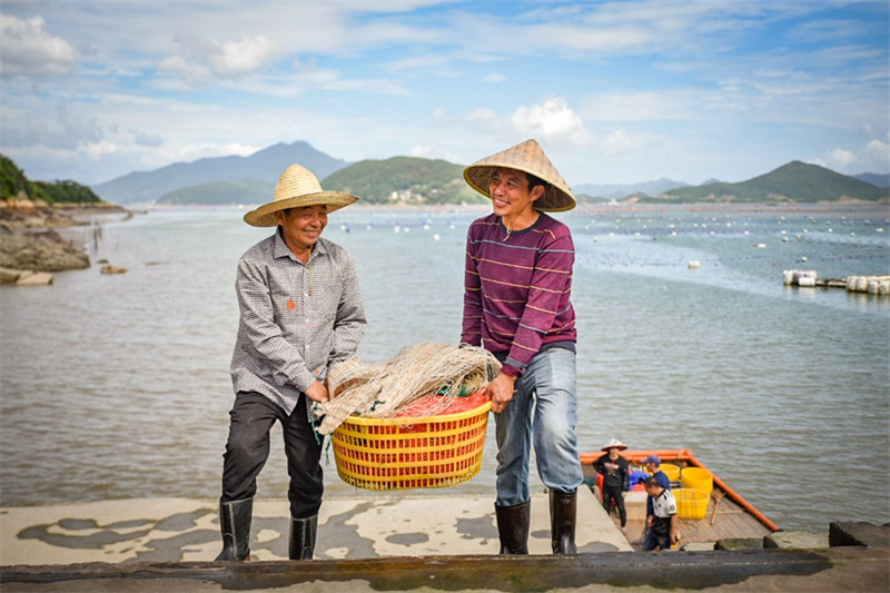 Découvrez la vie simple et idyllique des pêcheurs d'un petit village du Fujian