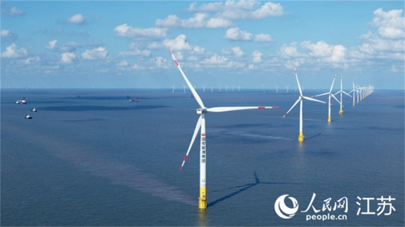 Le premier projet éolien sino-étranger de Chine relié au réseau électrique