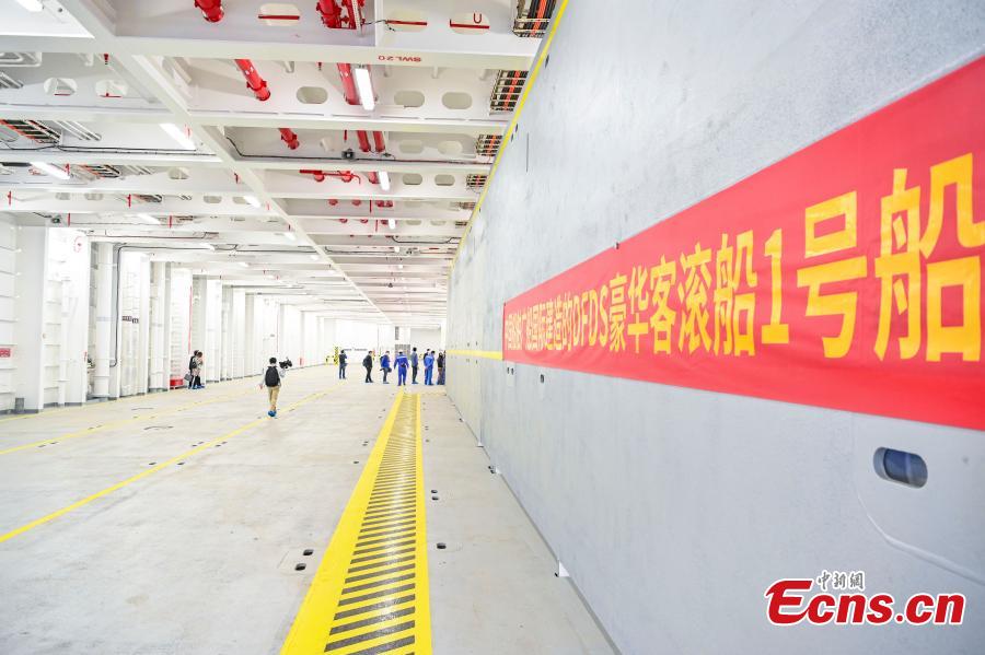 Un navire roulier à passagers de luxe va bient?t quitter la Chine pour l'Europe