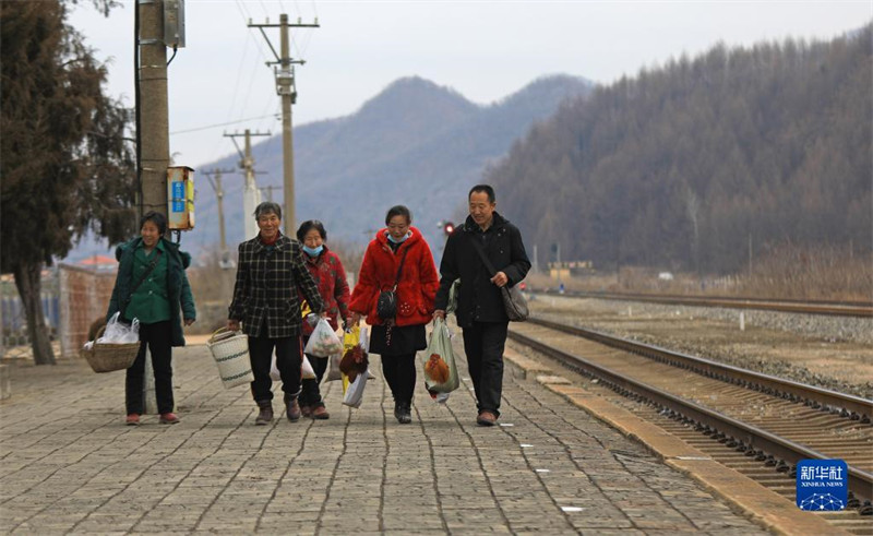 Une foire du Nouvel An chinois dans un train lent