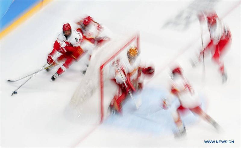 (Beijing 2022) Match de hockey sur glace féminin Chine-Danemark