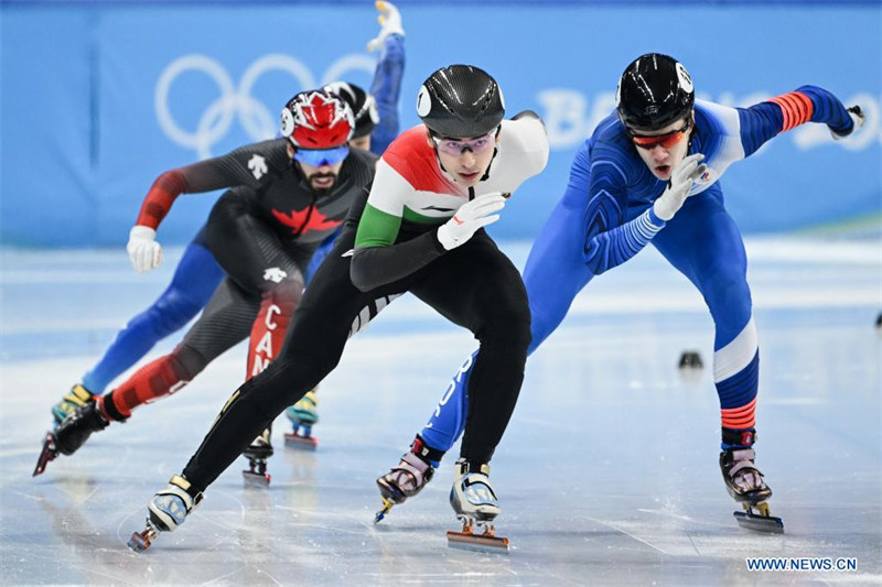 (BEIJING 2022) Le Hongrois Liu Shaoang champion du 500 m hommes du patinage de vitesse sur piste courte