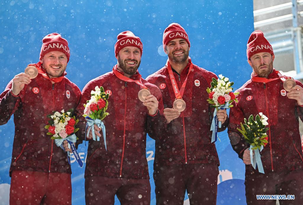 L'Allemagne remporte l'or au bobsleigh à quatre