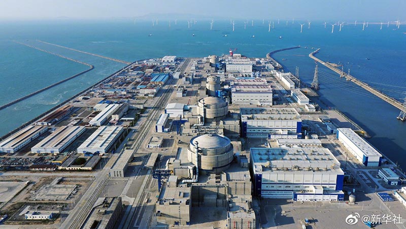 Le deuxième réacteur chinois Hualong One atteint sa pleine puissance