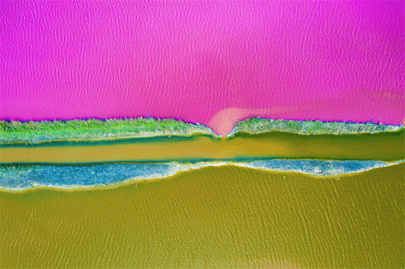 Shanxi : au début du printemps, le lac salé de Yuncheng devient le ? lac rose ?