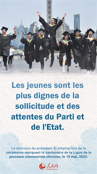Les points saillants du discours prononcé par le président Xi Jinping lors de la cérémonie marquant le centenaire de la Ligue de la jeunesse communiste chinoise