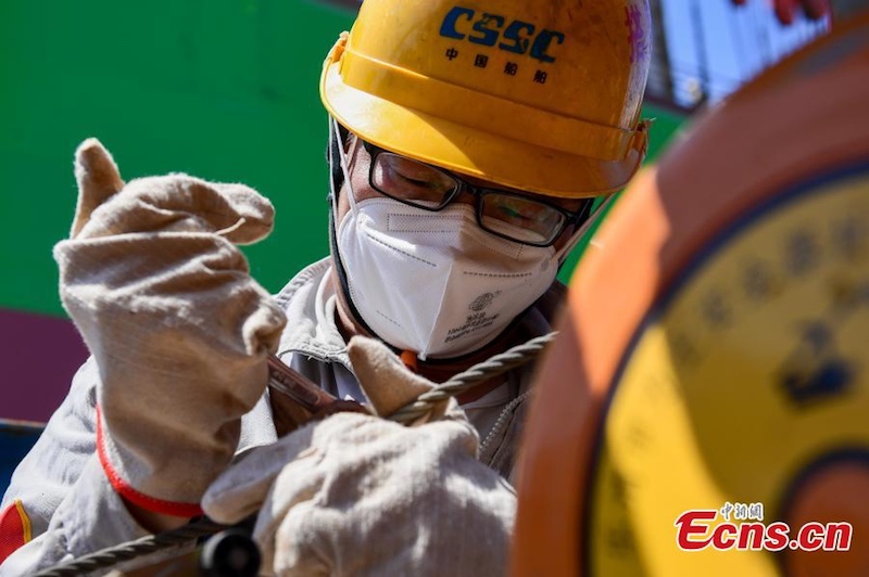 Une entreprise de construction navale reprend la production à Shanghai