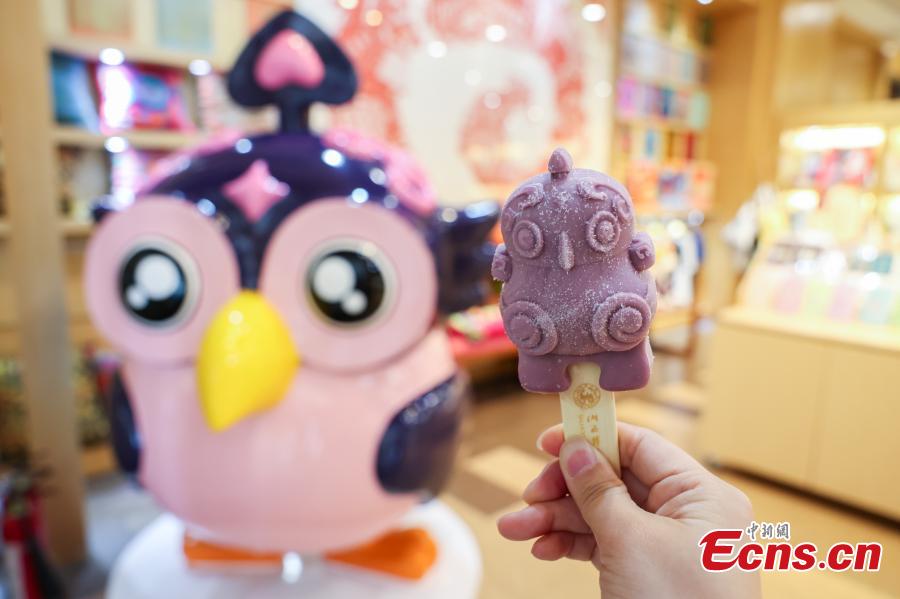 Des glaces mignonnes en forme d'? Angry Birds ? attirent des touristes dans le Shanxi