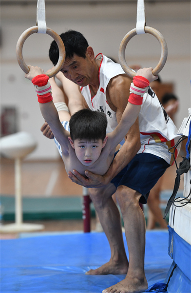 Une enfance de gymnastique à Fuyang, dans l'Anhui