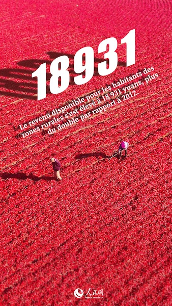 Dix ans de régions rurales chinoises en chiffres